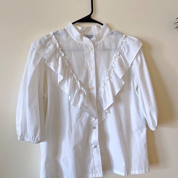 Fitchfork Ruffled Blouse – size small - Picture 6 of 7